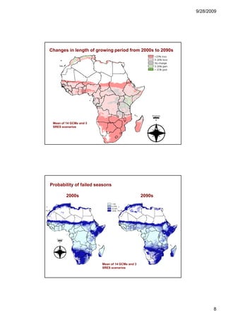 Four degrees and beyond: What might this mean for agriculture in sub-Saharan Africa?