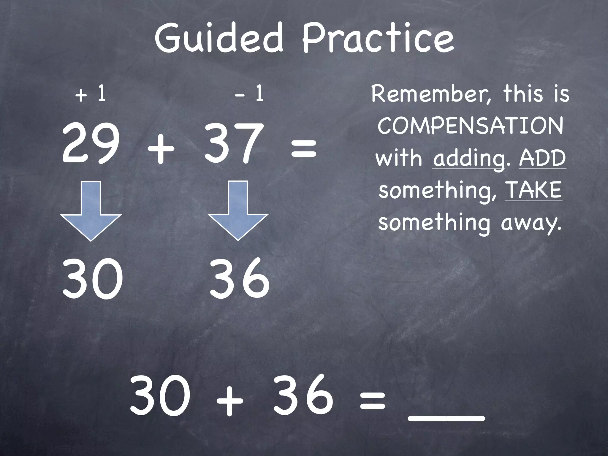 Compensation Numbers
 