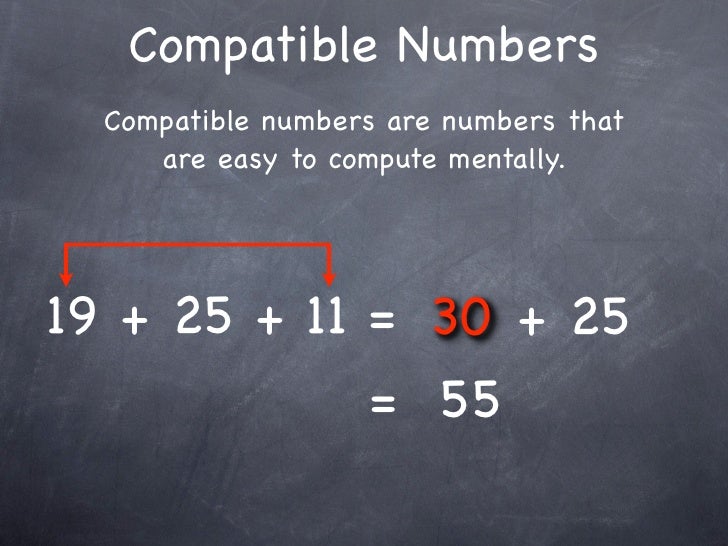 Compatible Numbers Worksheets