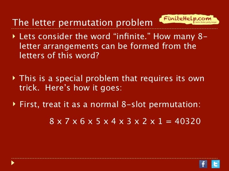 math factorial for Counting Math Permutations Finite Arrangements: math factorial for Counting Math Permutations Finite Arrangements: