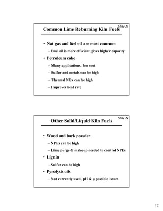 Lime kiln principles and operations | PDF