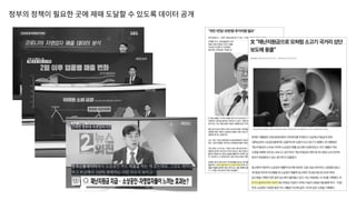 한국신용데이터에서 소상공인 카드 매출을 하는 게 있는데요. 그것도 재작년
하고 비교해서 100% 회복하는 이런 지수가 보이고…
인태연 청와대 자영업비서관
정부의 정책이 필요한 곳에 제때 도달할 수 있도록 데이터 공개
 