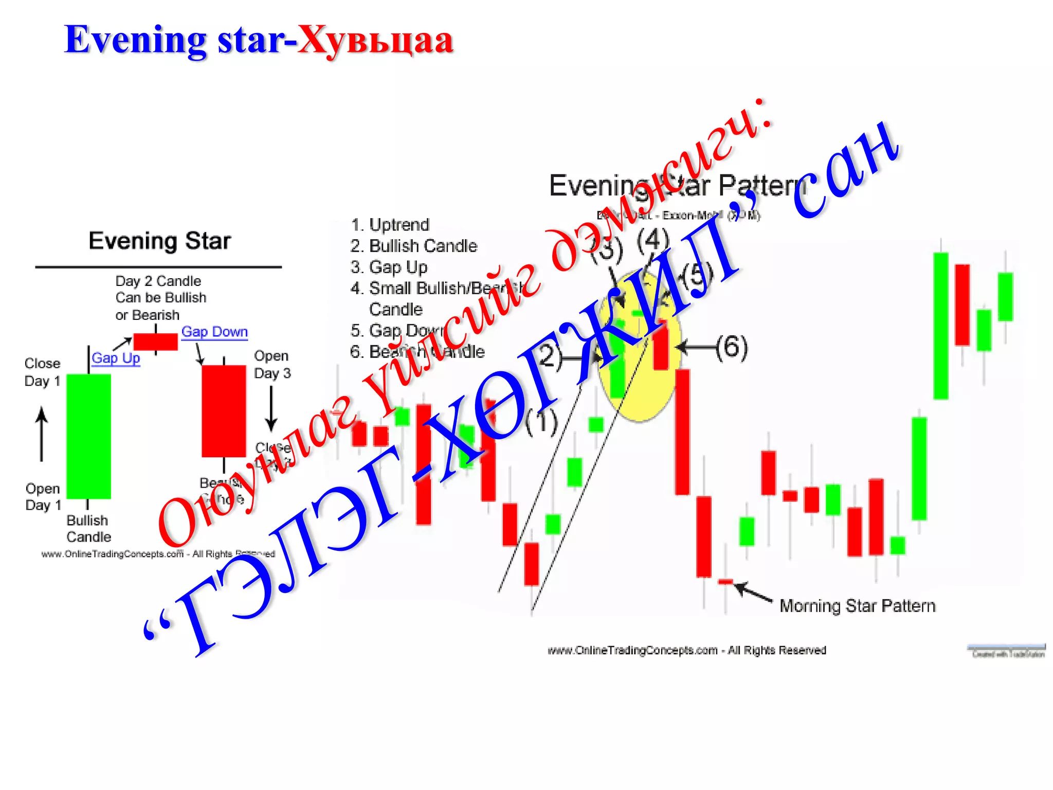 Evening star-Хувьцаа
 