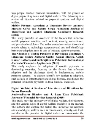 SYSTEMATIC LITERATURE REVIEW ON BANKING INNOVATION THROUGH TECHNOLOGY | PDF