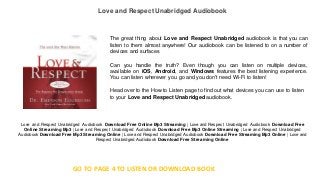 free unabridged audio books download