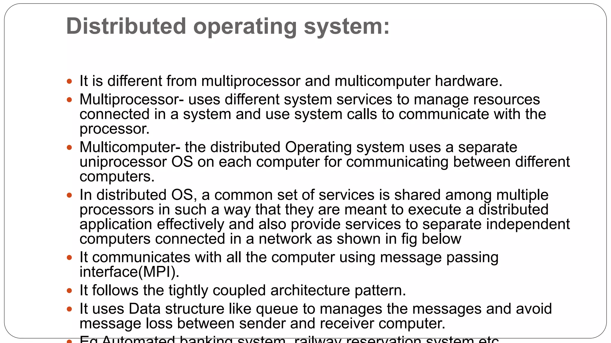 2. Distributed Systems Hardware & Software concepts | PPTX | Operating ...