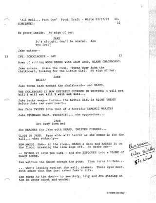 Supernatural 2.21 All Hell Breaks Loose: Part One Script