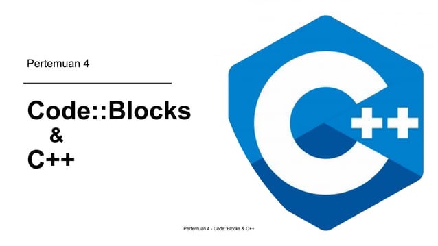 2. CodeBlocks & C++ | PPT