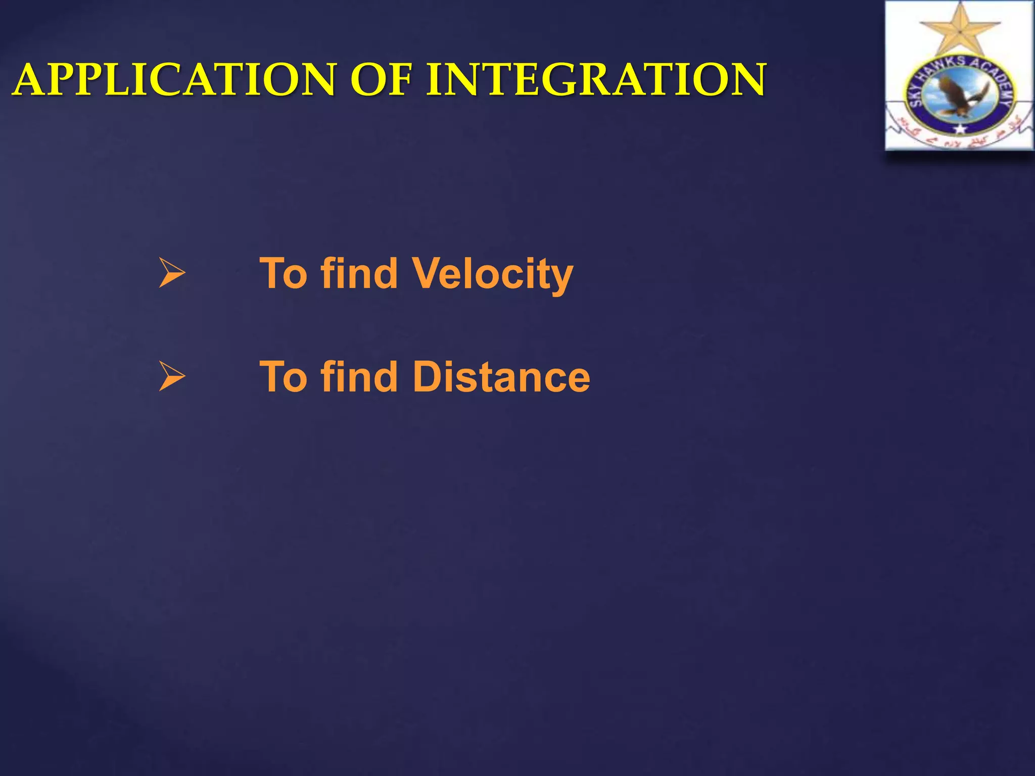 APPLICATION OF INTEGRATION | PPT