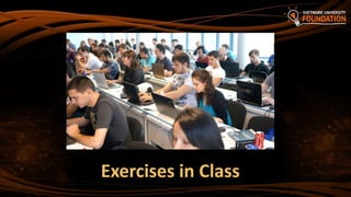 Exercises in Class
 