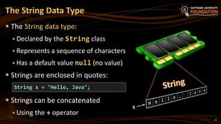 03 and 04 .Operators, Expressions, working with the console and ...