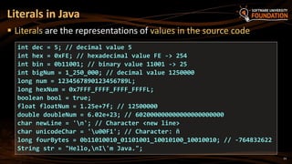 03 and 04 .Operators, Expressions, working with the console and ...