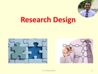 Research Design
1Dr. Amitabh Mishra
 