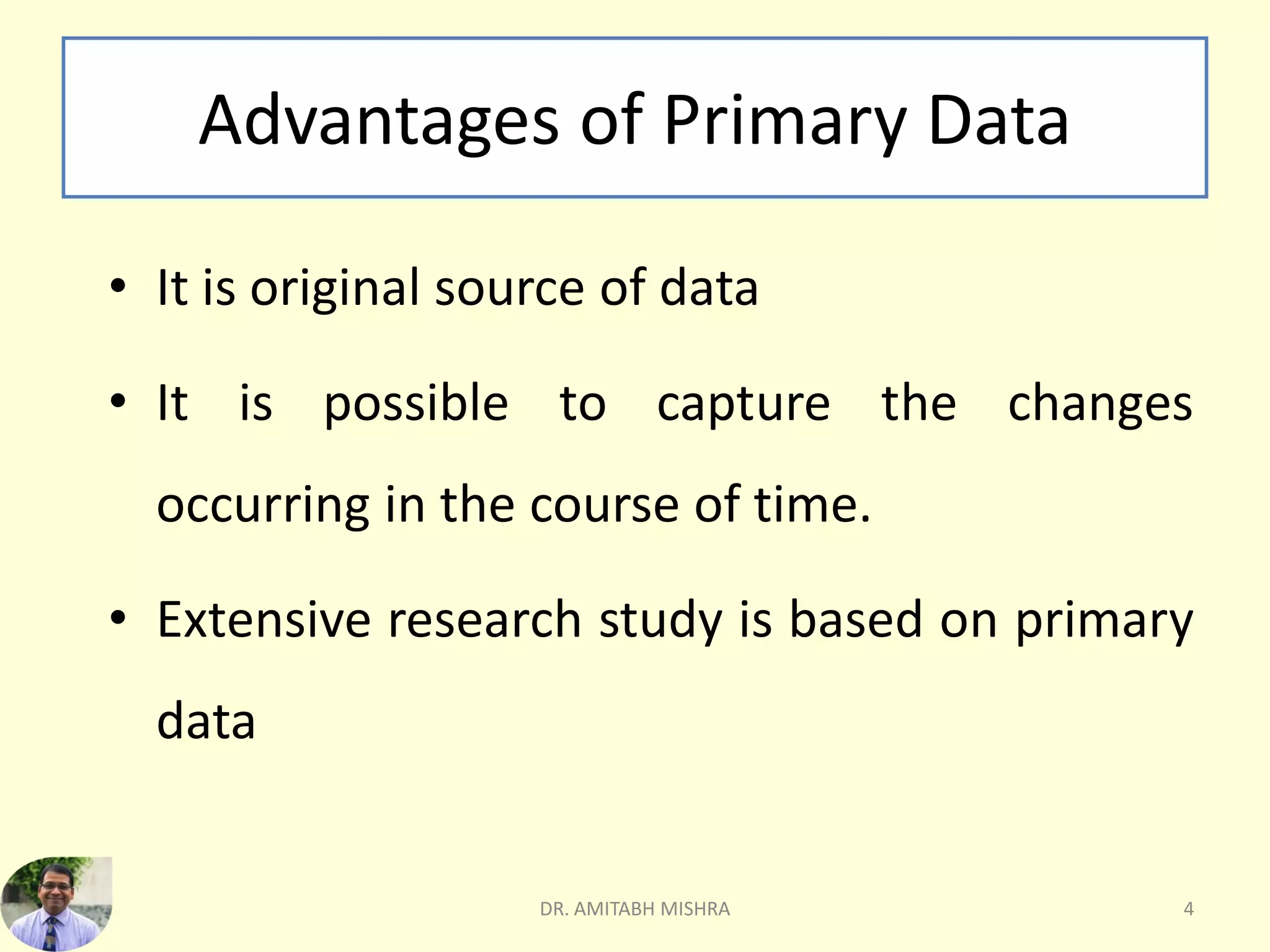 Primary & Secondary Data | PDF