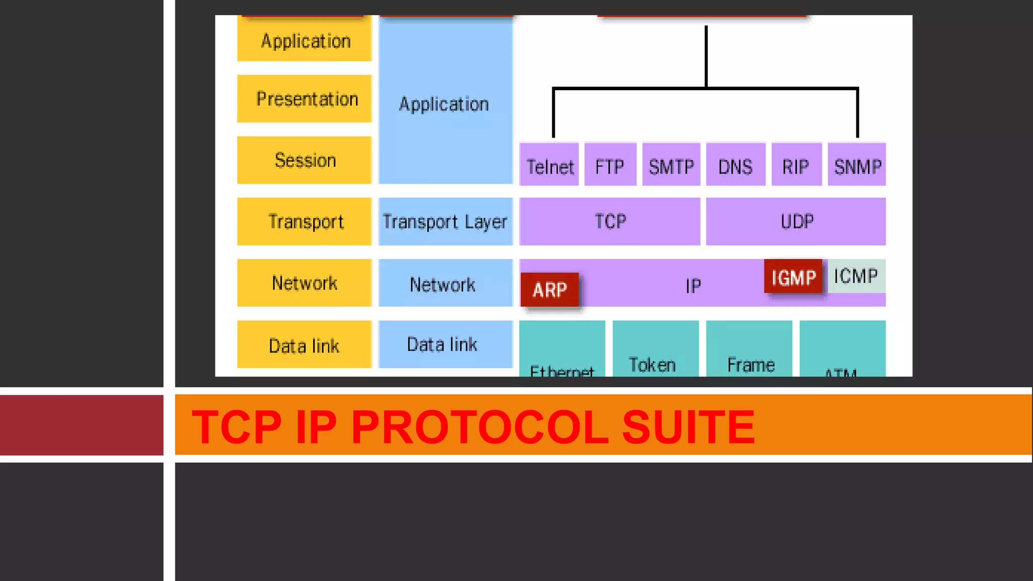 TCP IP PROTOCOL SUITE
 