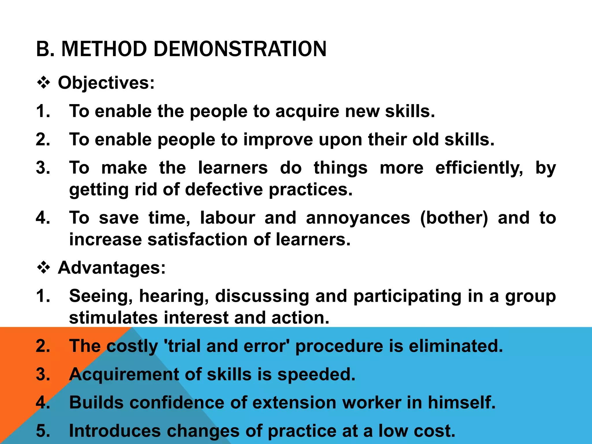 Extension Teaching Methods PPT