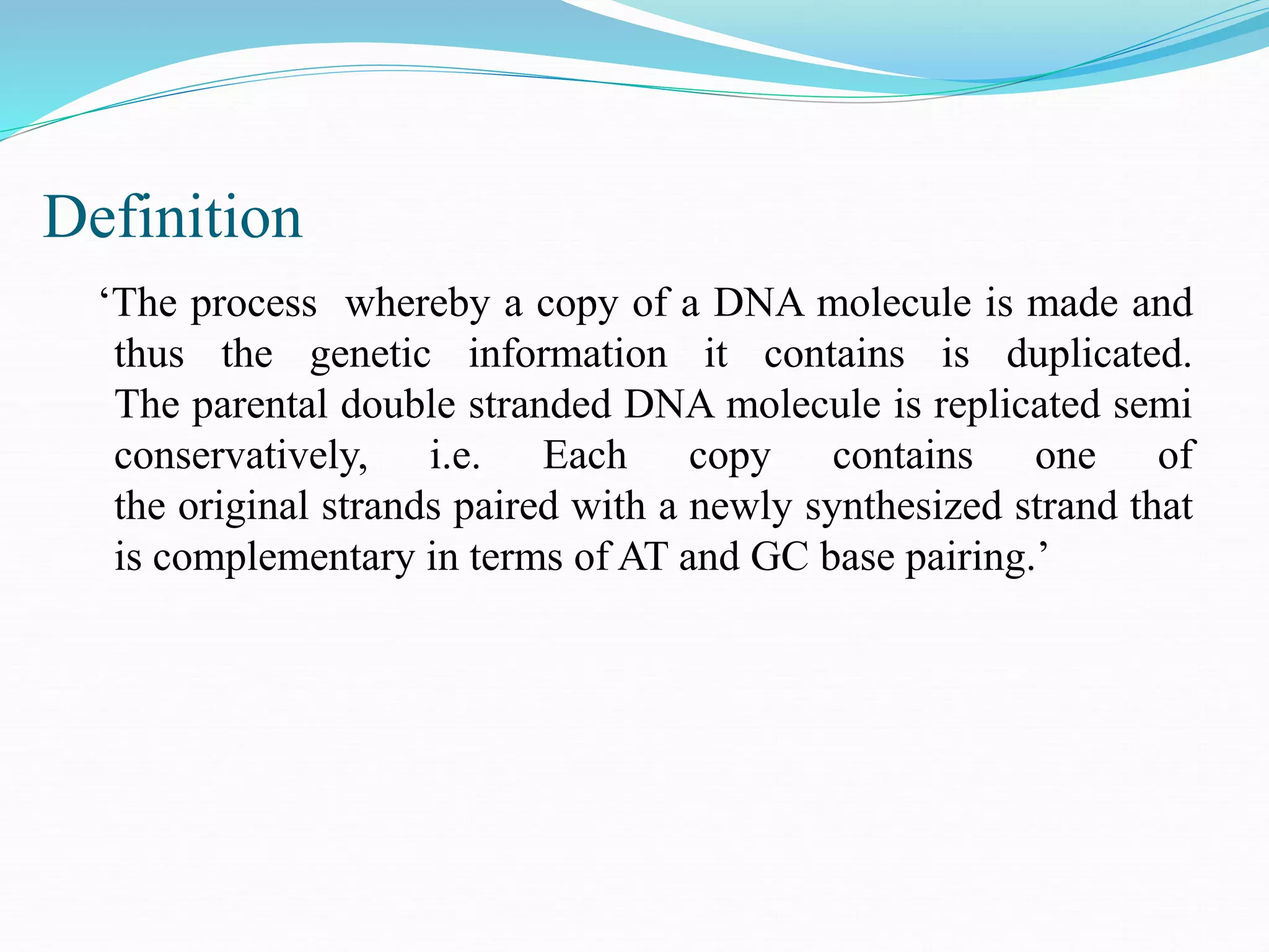 Eukaryotic DNA replication by kk sahu | PPT
