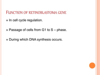 tumor suppressor gene, prb, p53 | PPT