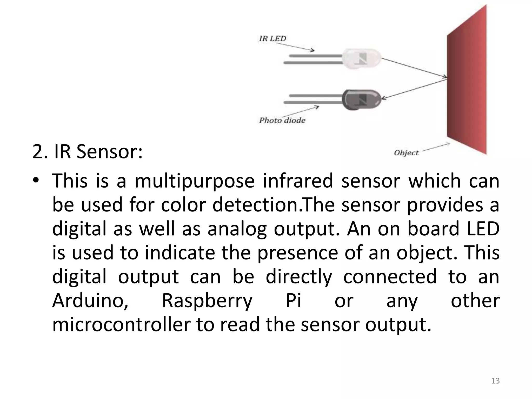 Arduino Interfacing with different sensors and motor | PPT