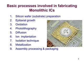 2.ic fabrication | PDF | Chemistry | Science