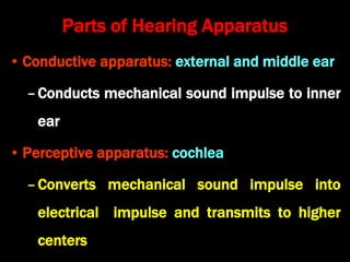 2. physiology of hearing and balance | PPT