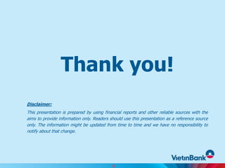 Thank you!
Disclaimer:
This presentation is prepared by using financial reports and other reliable sources with the
aims to provide information only. Readers should use this presentation as a reference source
only. The information might be updated from time to time and we have no responsibility to
notify about that change.
32
 