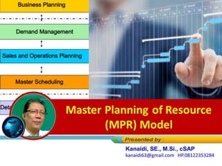 Mpr Powerpoint Master Planning of Resource (MPR) Model _ Materi Training PPIC | PPTX
