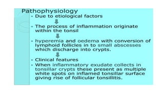 case study on tonsillitis slideshare