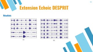42
Extension Echoic DESPRIT
Résultats
 