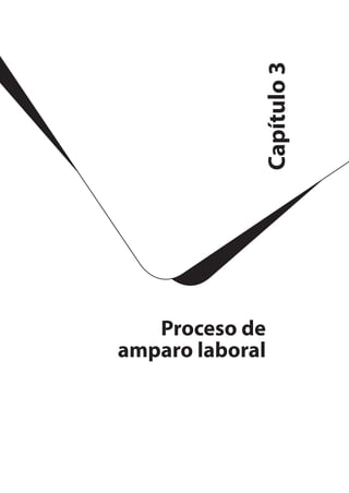 Capítulo3
Proceso de
amparo laboral
 