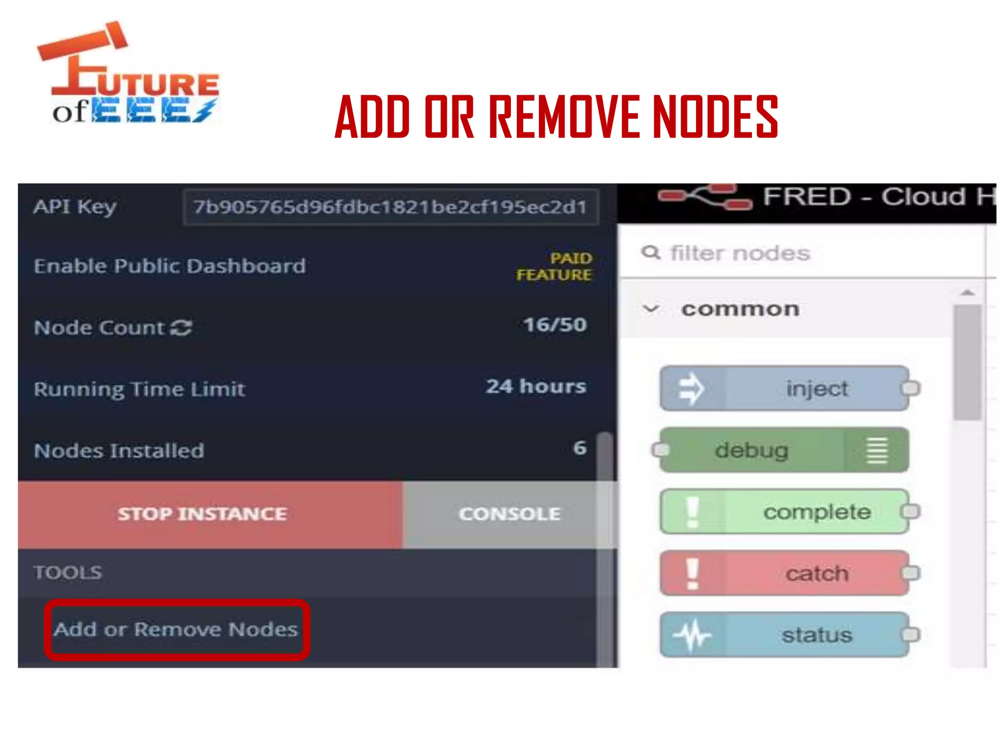ADD OR REMOVE NODES
 