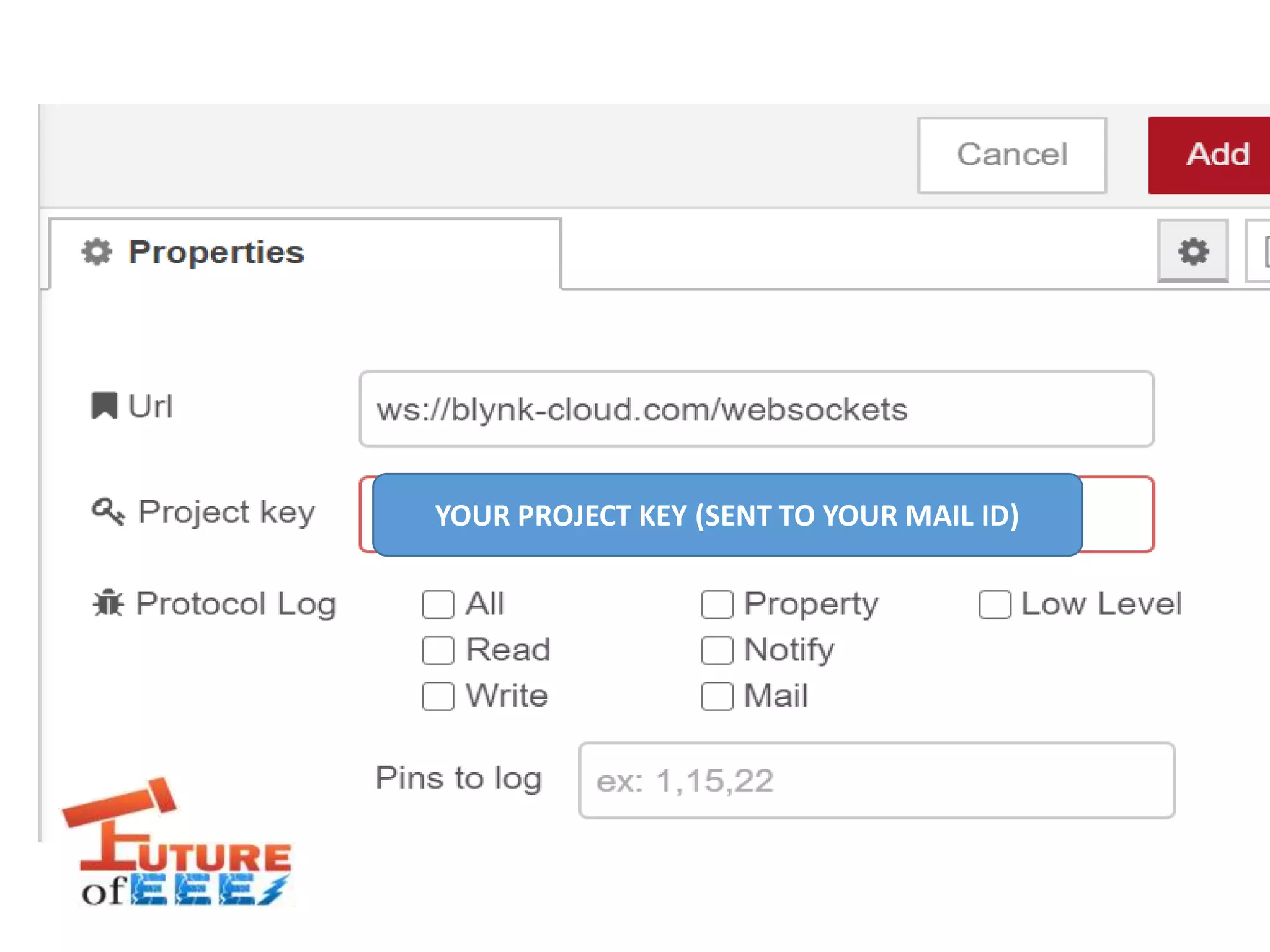 YOUR PROJECT KEY (SENT TO YOUR MAIL ID)
 