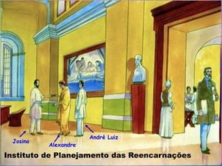 Instituto de Planejamento das Reencarnações
André Luiz
Alexandre
Josino
 
