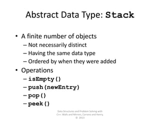 2.1 STACK & QUEUE ADTS | PPTX
