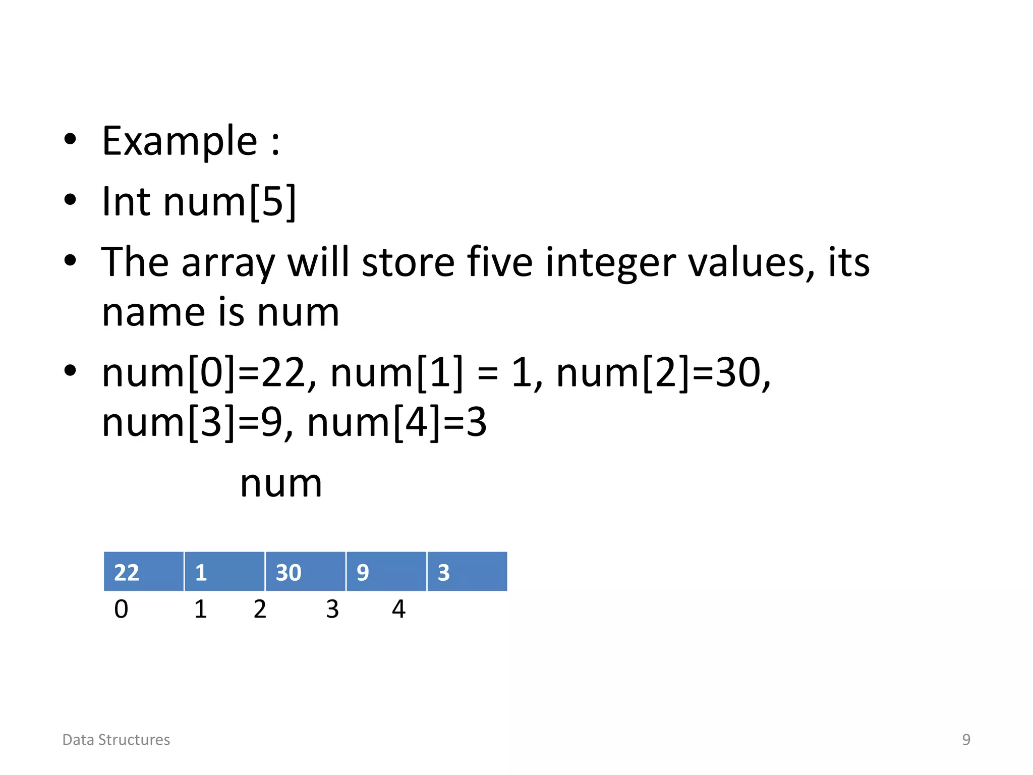 2. Array in Data Structure | PPTX