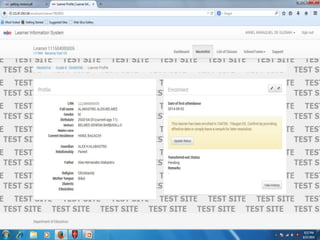 Transferring Pupil to another School
