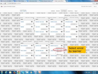 Select enrol
by learner
 