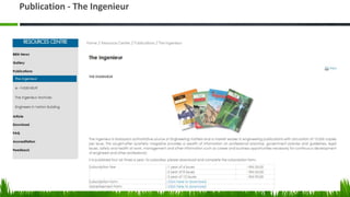 Publication - The Ingenieur
 