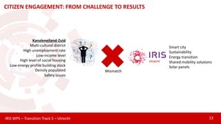 Utrecht: a leading smart city - IRIS case study | PDF
