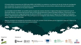 MRV REDD+ y contabilidad de GEI