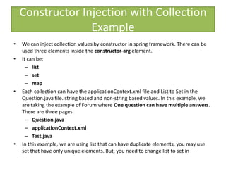 Dependency Injection in Spring | PPTX