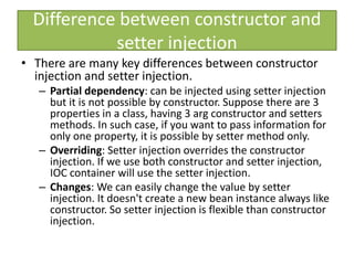 Dependency Injection in Spring | PPTX
