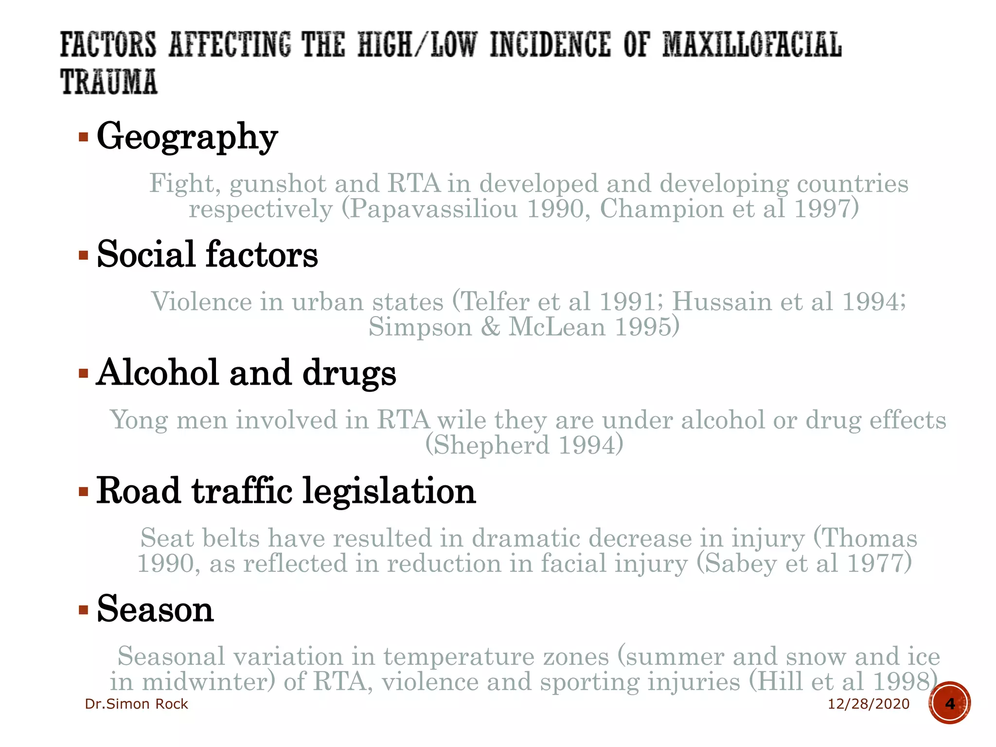 2.  management of maxillofacial trauma 1