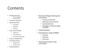2. emi  analog electromechanical instruments