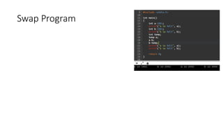 2.2 variable arithmetics and logics