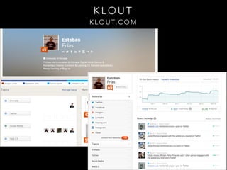 KLOUT
K L O U T. C O M

 