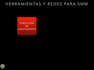 H E R R A M I E N TA S Y R E D E S PA R A S M M

CREACIÓN
DE
CONTENIDOS

 