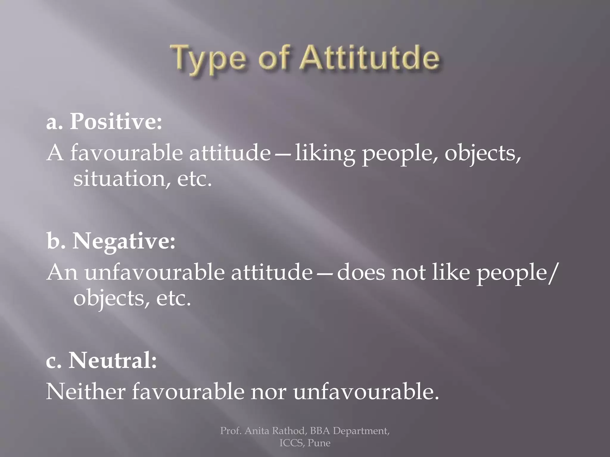 Individual determinants of organisational behaviour