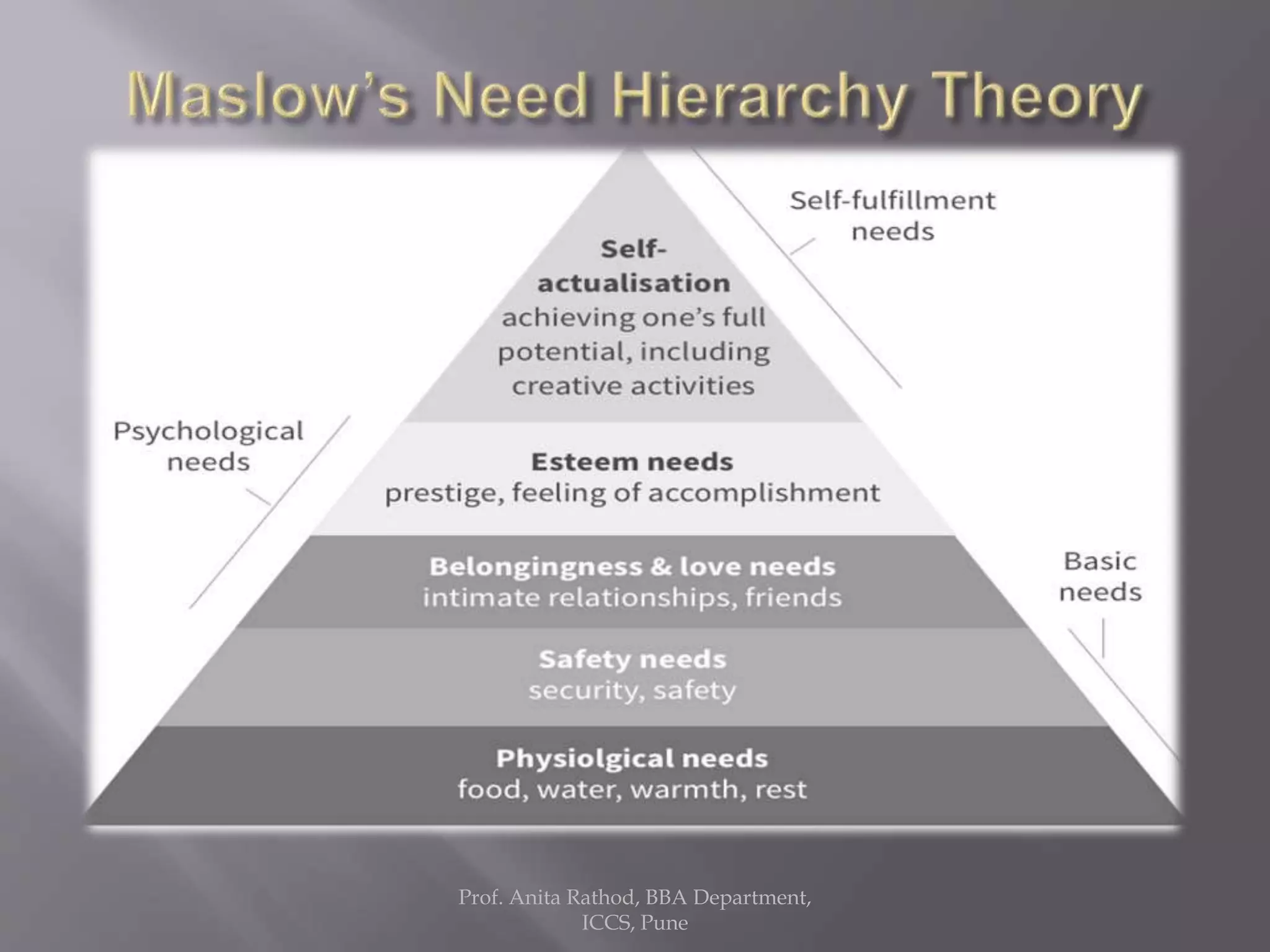 Individual determinants of organisational behaviour