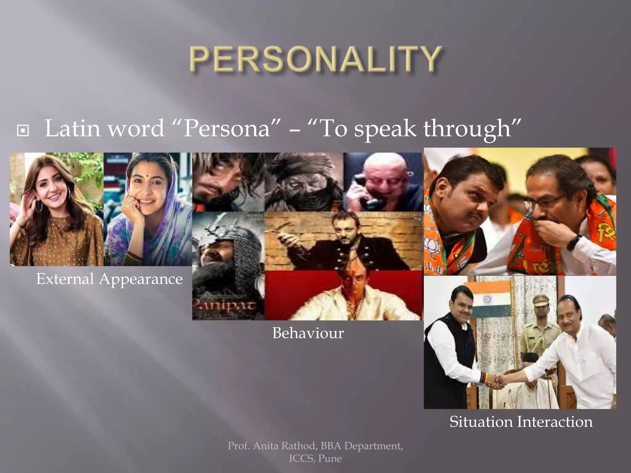 Individual determinants of organisational behaviour